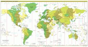 World Tinezone Map
